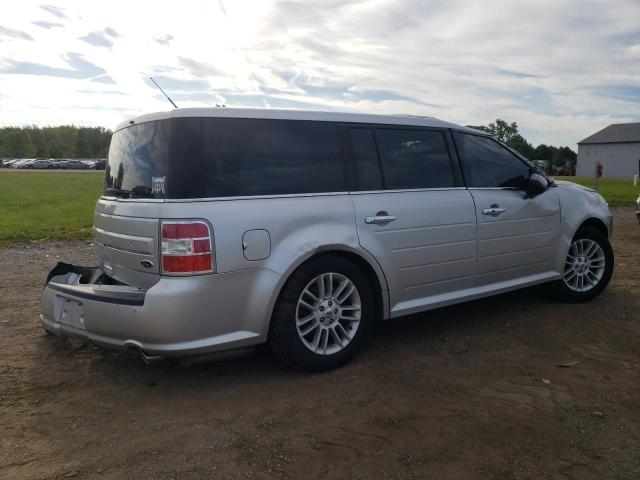 2FMGK5C82FBA19515 - 2015 FORD FLEX SEL SILVER photo 3