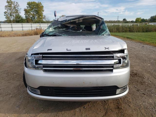 2FMGK5C82FBA19515 - 2015 FORD FLEX SEL SILVER photo 5