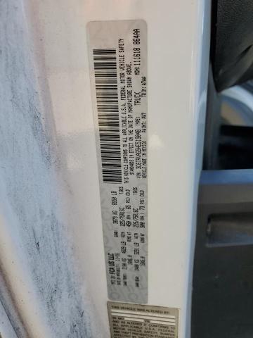 3C6TRVAG5HE519048 - 2017 RAM PROMASTER 1500 STANDARD WHITE photo 13