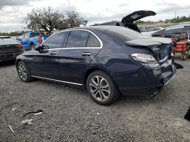 55SWF4KB2HU226549 - 2017 MERCEDES-BENZ C 300 4MATIC BLUE photo 2