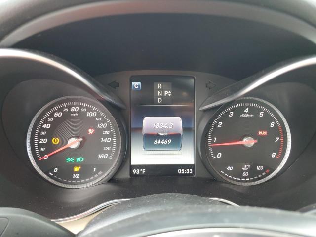 55SWF4KB2HU226549 - 2017 MERCEDES-BENZ C 300 4MATIC BLUE photo 9