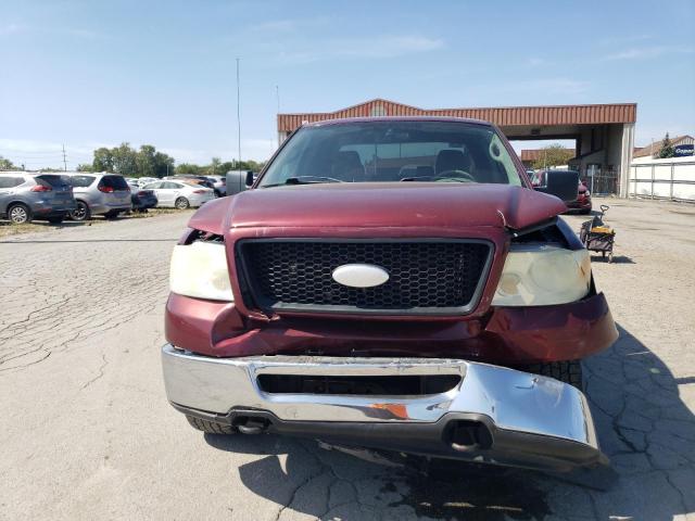 1FTRX14W56NB52911 - 2006 FORD F150 BURGUNDY photo 5