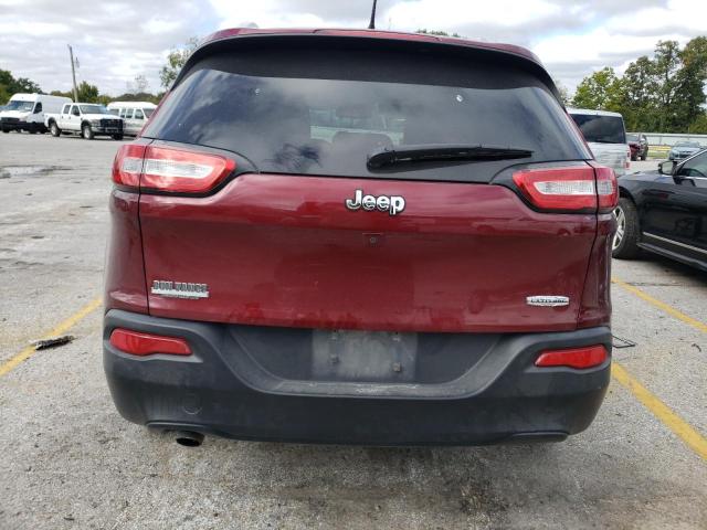 1C4PJLCB1JD616150 - 2018 JEEP CHEROKEE LATITUDE MAROON photo 6