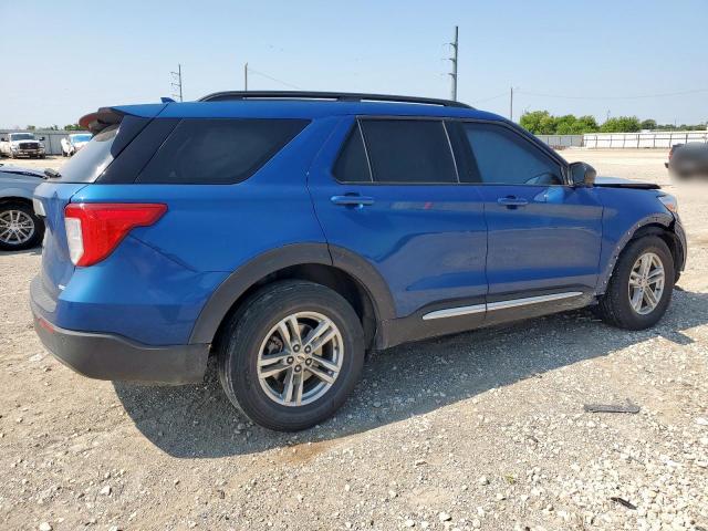 1FMSK7DH6LGB92995 - 2020 FORD EXPLORER XLT BLUE photo 3