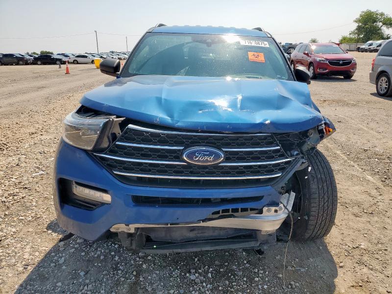1FMSK7DH6LGB92995 - 2020 FORD EXPLORER XLT BLUE photo 5