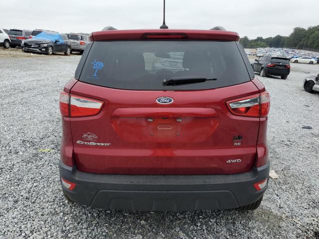 MAJ6S3GL6KC292105 - 2019 FORD ECOSPORT SE 红色 照片 6