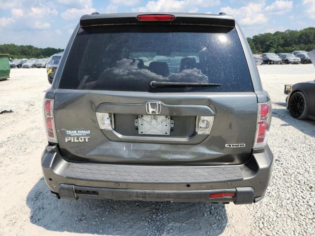 5FNYF18627B014266 - 2007 HONDA PILOT EXL GRAY photo 6