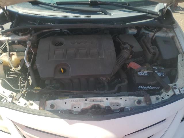 2T1BU4EE7CC870444 - 2012 TOYOTA COROLLA BASE WHITE photo 11