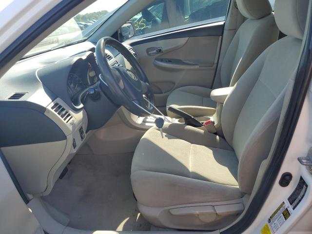 2T1BU4EE7CC870444 - 2012 TOYOTA COROLLA BASE WHITE photo 7