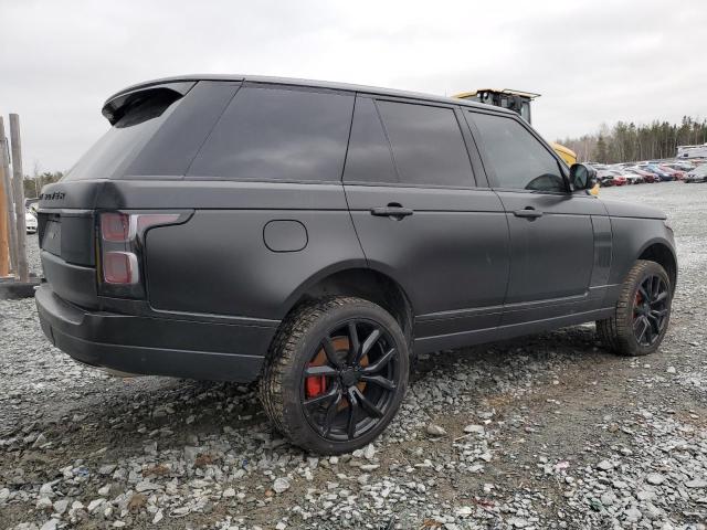 SALGV2RE0JA390242 - 2018 LAND ROVER RANGE ROVE AUTOBIOGRAPHY BLACK photo 3