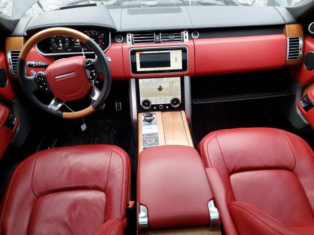 SALGV2RE0JA390242 - 2018 LAND ROVER RANGE ROVE AUTOBIOGRAPHY BLACK photo 8