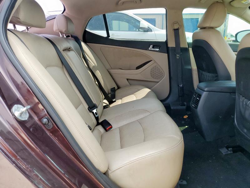 5XXGN4A75EG344464 - 2014 KIA OPTIMA EX Бордовый фото 10