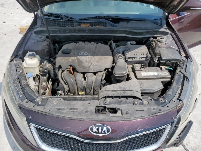 5XXGN4A75EG344464 - 2014 KIA OPTIMA EX Бордовый фото 11