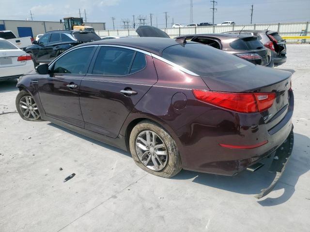 5XXGN4A75EG344464 - 2014 KIA OPTIMA EX Бордовый фото 2