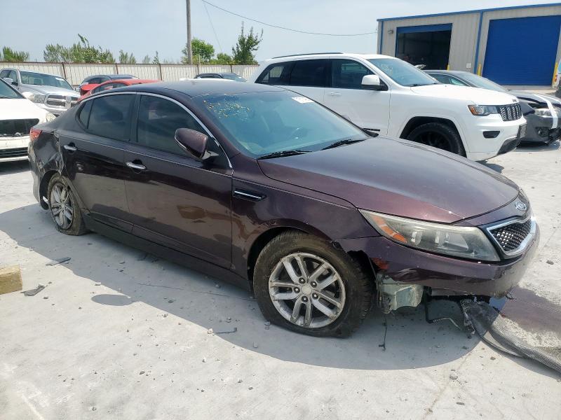 5XXGN4A75EG344464 - 2014 KIA OPTIMA EX Бордовый фото 4