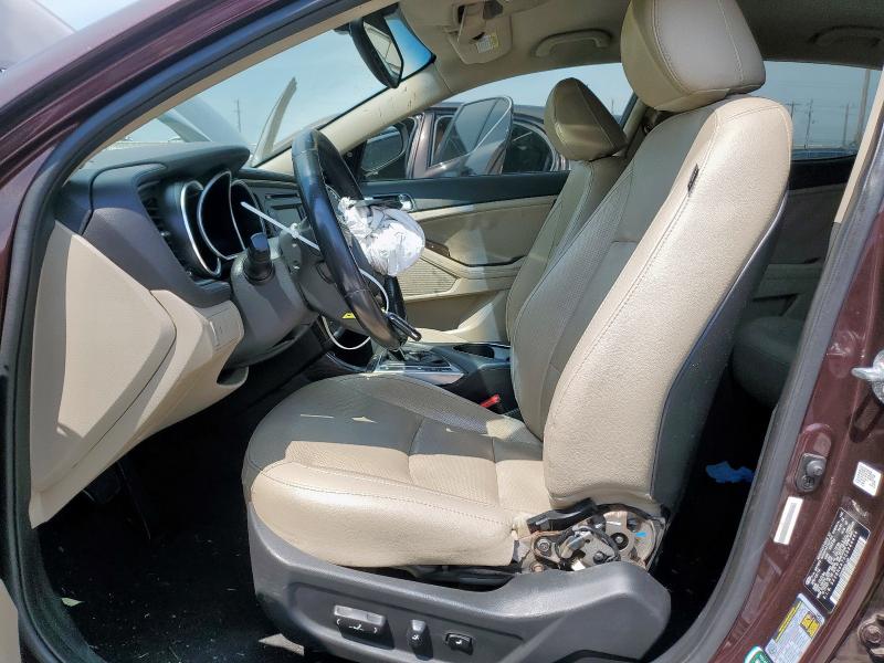 5XXGN4A75EG344464 - 2014 KIA OPTIMA EX Бордовый фото 7