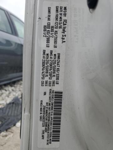 ZFBERFBT4G6C87328 - 2016 RAM PROMASTER SLT Білий фото 13