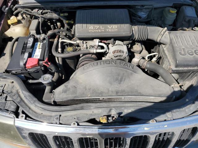 1J4GW48N6YC337619 - 2000 JEEP GRAND CHER LAREDO BURGUNDY photo 12