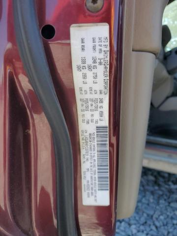 1J4GW48N6YC337619 - 2000 JEEP GRAND CHER LAREDO BURGUNDY photo 13