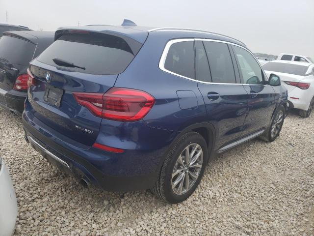 5UXTR9C58JLD89082 - 2018 BMW X3 XDRIVE30I BLUE photo 3