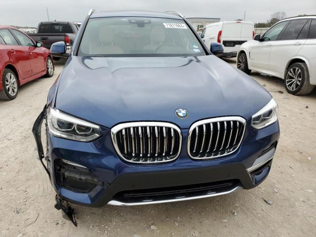 5UXTR9C58JLD89082 - 2018 BMW X3 XDRIVE30I BLUE photo 5
