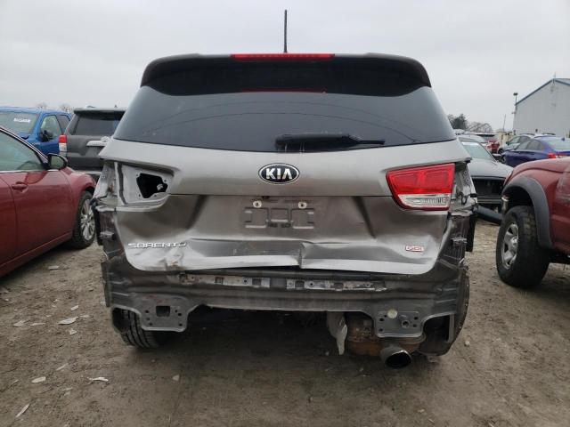 5XYPGDA35HG248308 - 2017 KIA SORENTO LX GRAY photo 6