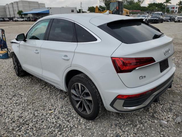 WA14AAFY9P2094535 - 2023 AUDI Q5 SPORTBACK PREMIUM 45 WHITE photo 2