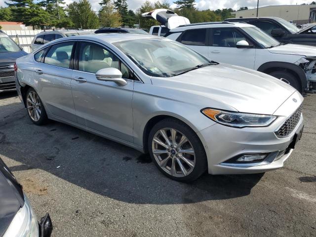 3FA6P0K9XHR132492 - 2017 FORD FUSION TITANIUM SILVER photo 4