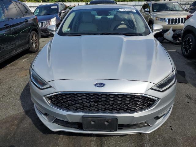3FA6P0K9XHR132492 - 2017 FORD FUSION TITANIUM SILVER photo 5