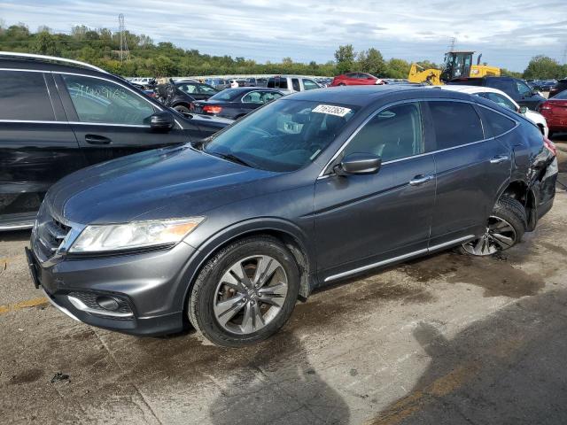 5J6TF2H56EL002665 - 2014 HONDA CROSSTOUR EXL SILVER photo 1