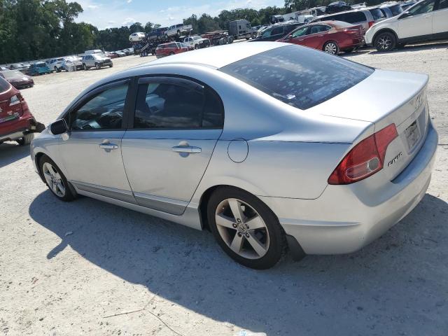 1HGFA16858L007080 - 2008 HONDA CIVIC EX SILVER photo 2