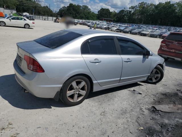 1HGFA16858L007080 - 2008 HONDA CIVIC EX SILVER photo 3