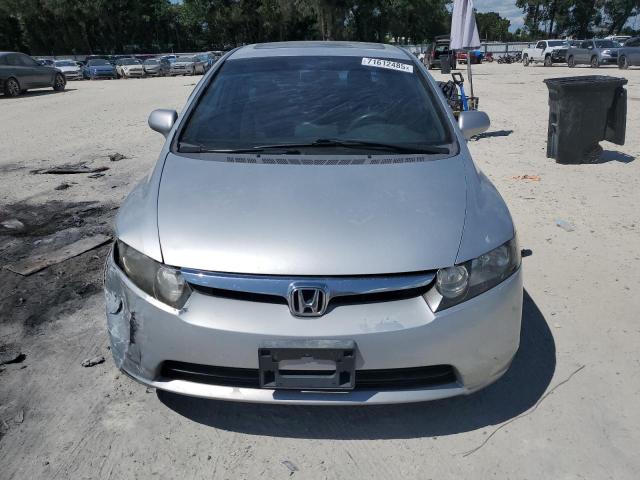 1HGFA16858L007080 - 2008 HONDA CIVIC EX SILVER photo 5