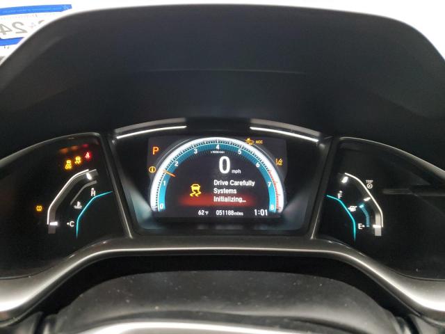 JHMFC1F70KX004098 - 2019 HONDA CIVIC EXL თეთრი ფოტო 9