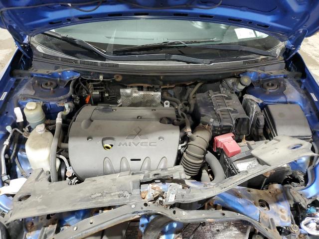 JA3AU26U89U027787 - 2009 MITSUBISHI LANCER ES/ES SPORT BLUE photo 11