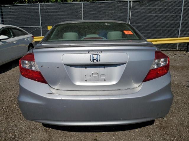 19XFB2F55CE353851 - 2012 HONDA CIVIC LX SILVER photo 6