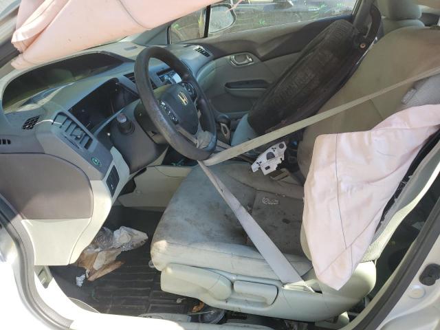 19XFB2F55CE353851 - 2012 HONDA CIVIC LX SILVER photo 7