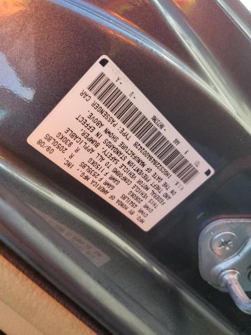 1HGCS22849A002428 - 2009 HONDA ACCORD EXL GRAY photo 12