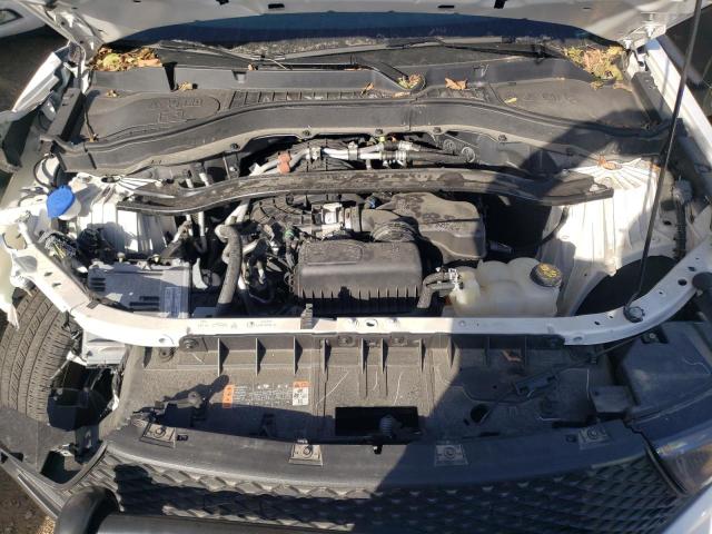 1FM5K8ABXMGB54190 - 2021 FORD EXPLORER POLICE INTERCEPTOR WHITE photo 11