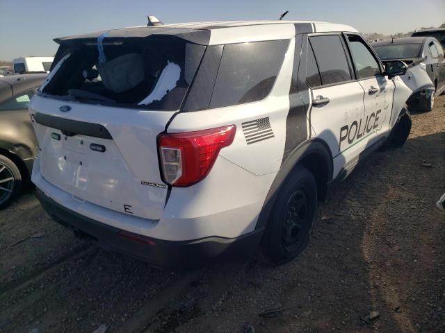 1FM5K8ABXMGB54190 - 2021 FORD EXPLORER POLICE INTERCEPTOR WHITE photo 3