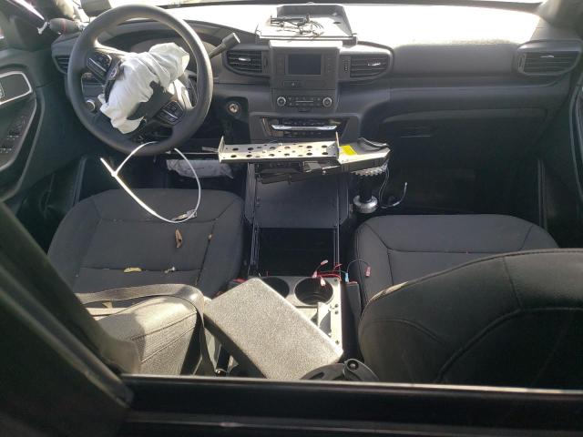 1FM5K8ABXMGB54190 - 2021 FORD EXPLORER POLICE INTERCEPTOR WHITE photo 8