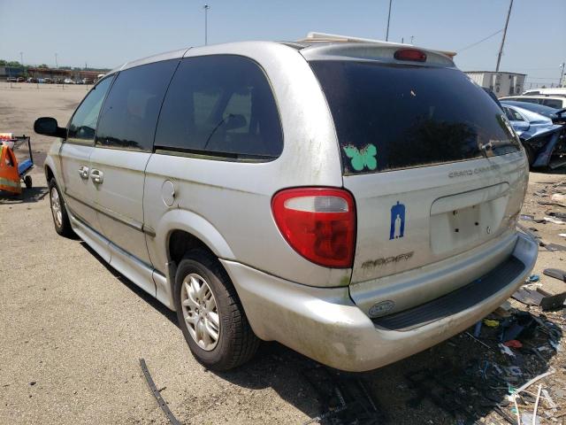 2B4GP44362R674228 - 2004 DODGE CARAVAN SPORT SILVER photo 3