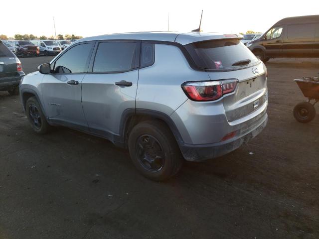 3C4NJCAB6KT727184 - 2019 JEEP COMPASS SPORT SILVER photo 2