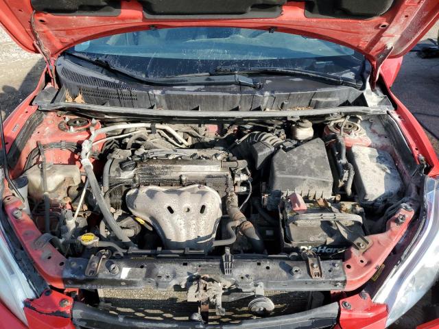 2T1KE40E29C021724 - 2009 TOYOTA COROLLA MA S RED photo 12