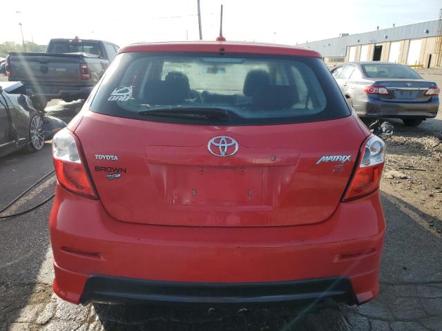 2T1KE40E29C021724 - 2009 TOYOTA COROLLA MA S RED photo 6