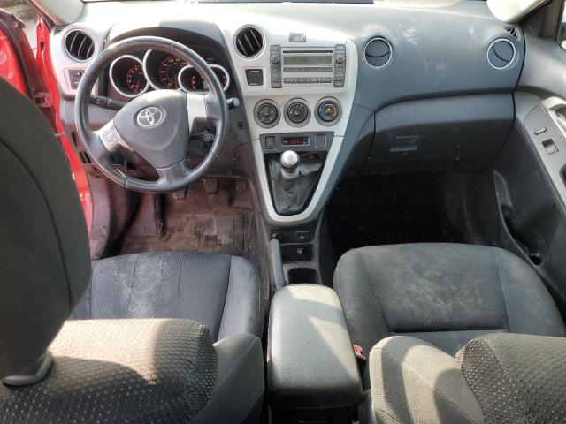 2T1KE40E29C021724 - 2009 TOYOTA COROLLA MA S RED photo 8