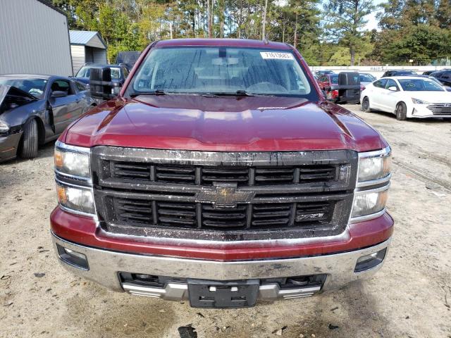 3GCUKREC1EG326900 - 2014 CHEVROLET SILVERADO K1500 LT RED photo 5