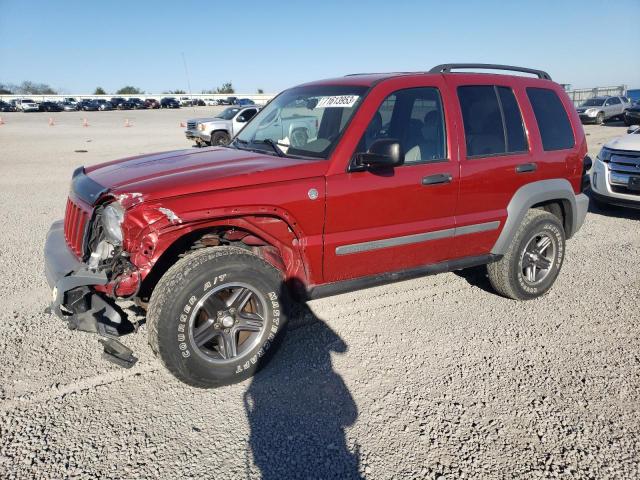 1J4GL48K76W149427 - 2006 JEEP LIBERTY SPORT RED photo 1