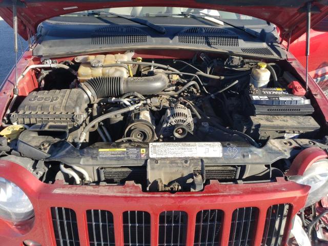 1J4GL48K76W149427 - 2006 JEEP LIBERTY SPORT RED photo 11