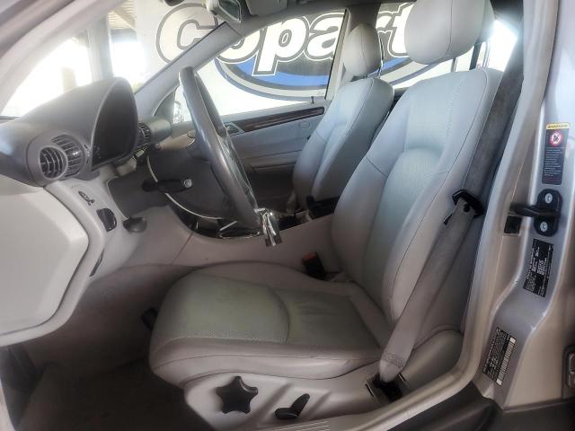 WDBRF61J54A558554 - 2004 MERCEDES-BENZ C 240 SILVER photo 7